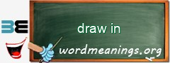 WordMeaning blackboard for draw in